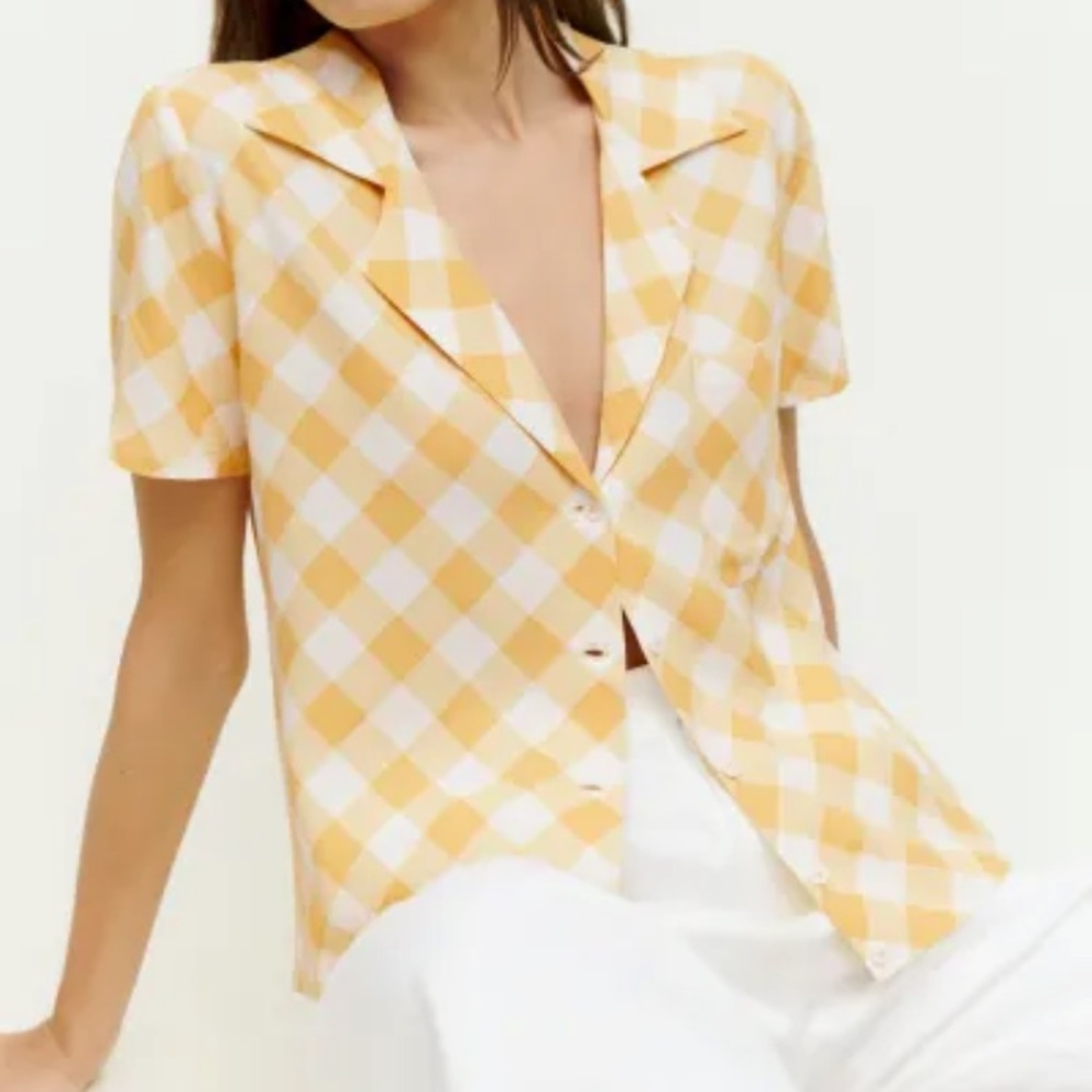 Reformation Cuba Shirt NWT